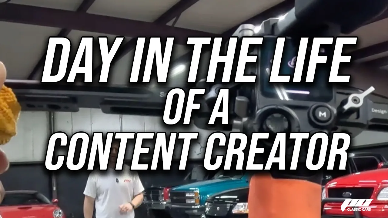 Classic Car Content Creators Busy Day